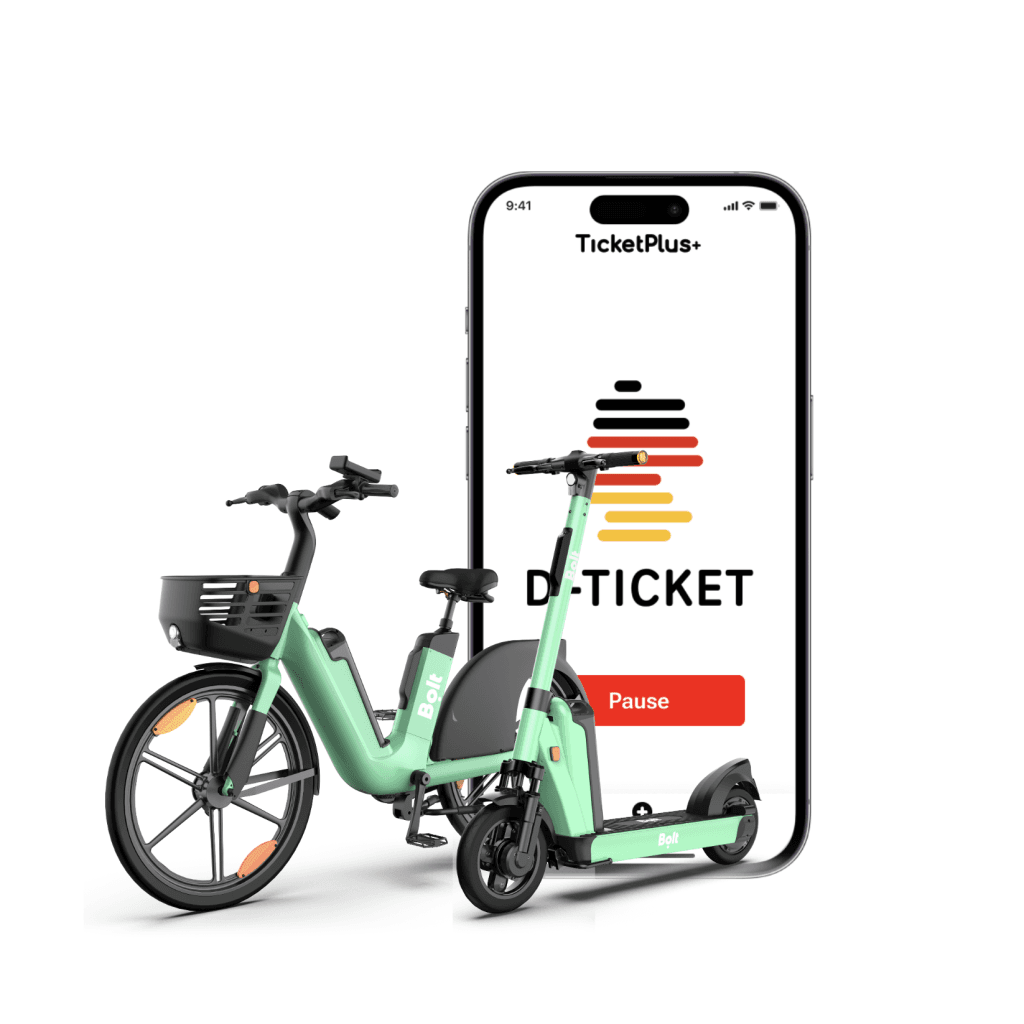 Bolt x AllRide Deutschlandticket E-Bike Scooter square