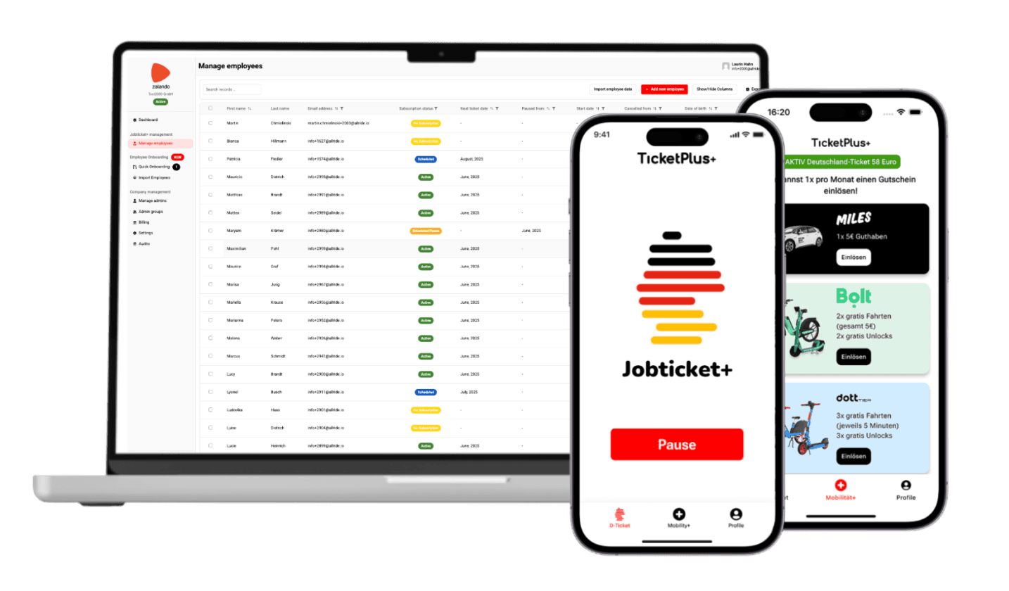 Wo können Unternehmen detailliertere Informationen oder Beratung bezüglich der steuerlichen Auswirkungen des Jobticket+ erhalten?