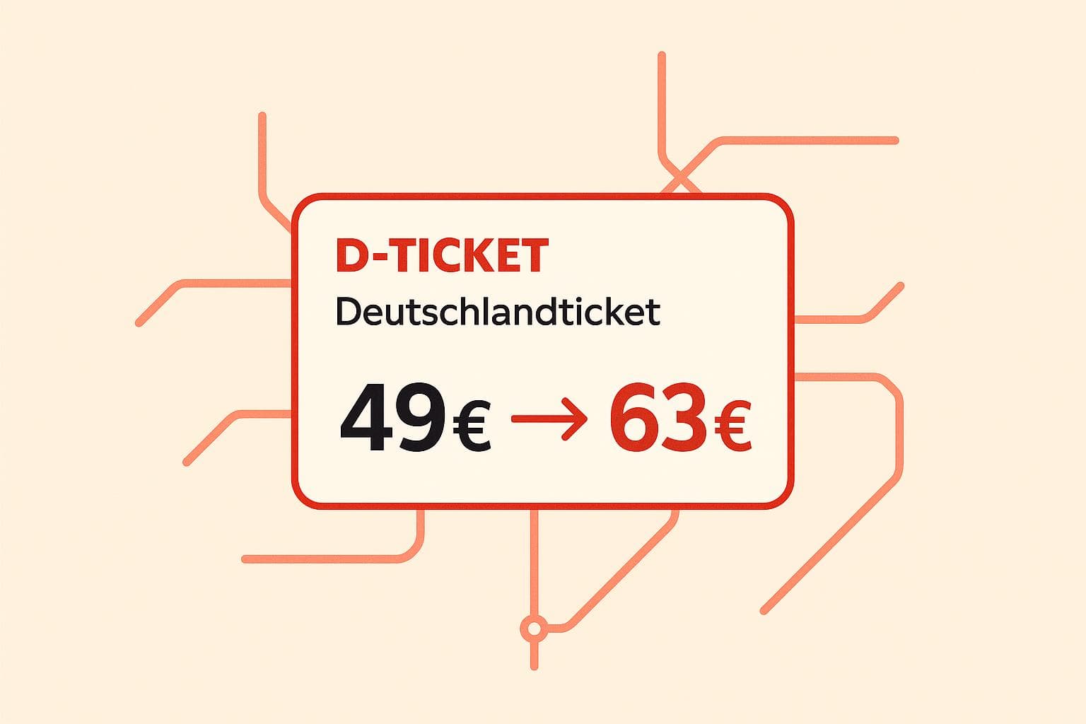 Von 49 auf 63 Euro: Die Preisentwicklung des Deutschlandtickets bis 2026