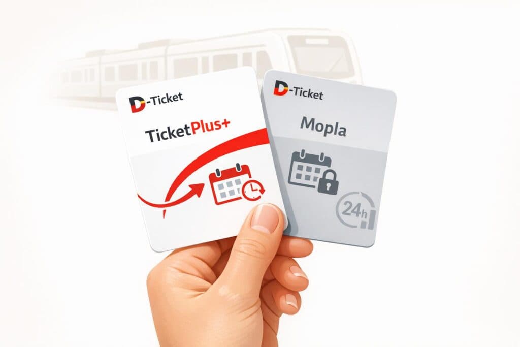 Mopla vs. TicketPlus+: Wer bietet dir noch maximale Flexibilität beim Deutschlandticket?