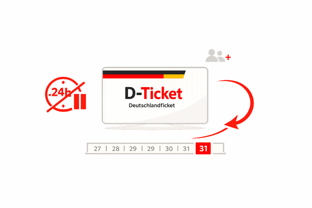 Paukenschlag beim Deutschlandticket: Mopla streicht 24h-Pause – TicketPlus+ bleibt flexibel!