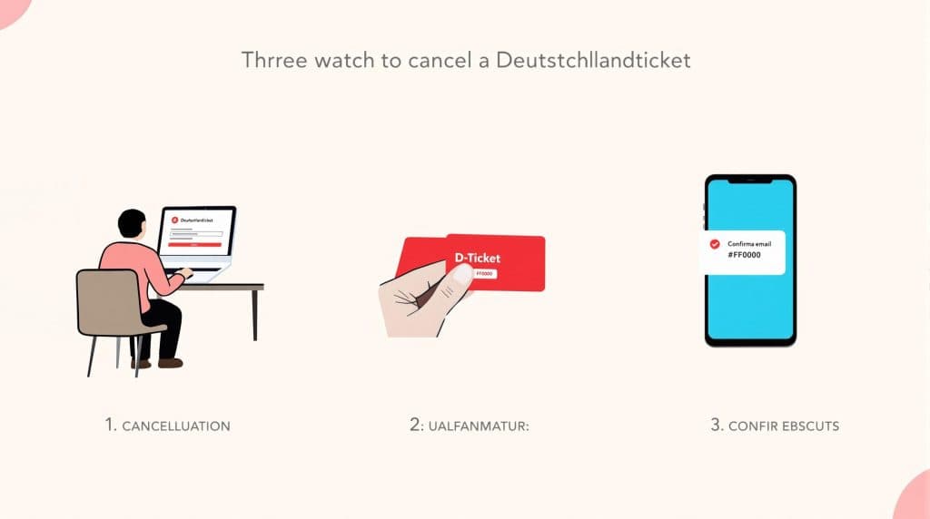 So kündigst du dein Deutschlandticket in 3 Schritten