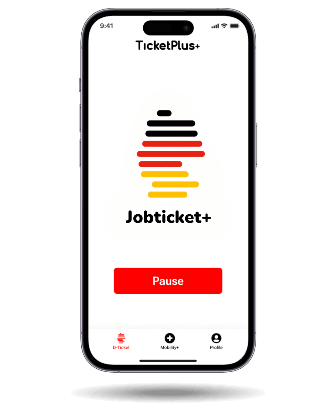 App for Jobticket Germany Ticket for companies TicketPlus+