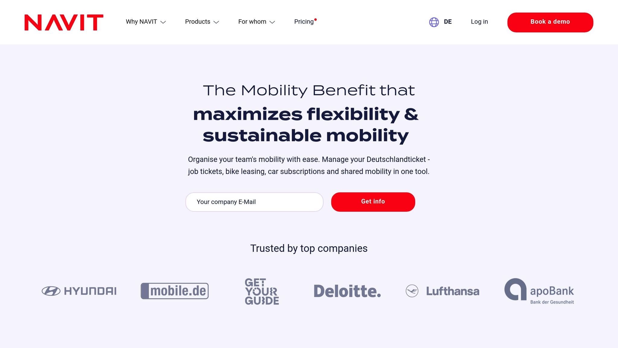 NAVIT Mobility Budget