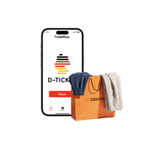 Kooperation AllRide und Zalando: Alle Deutschlandticket-Nutzer erhalten ab sofort 10 % Rabatt