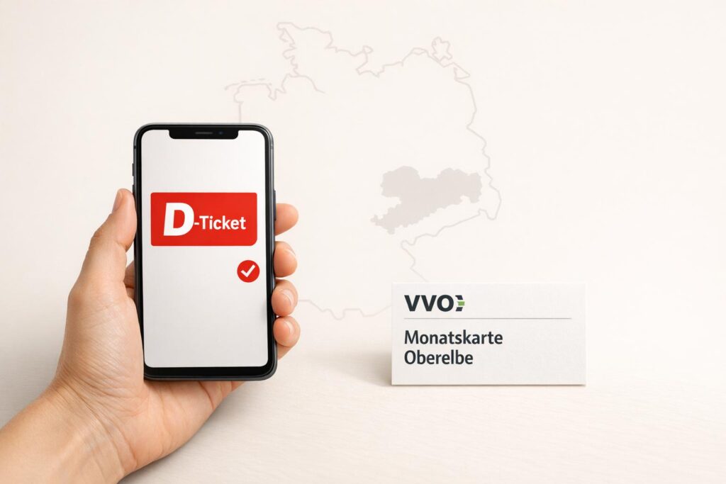 VVO (Oberelbe) vs. TicketPlus+: Der Vergleich für Pendler in Sachsen