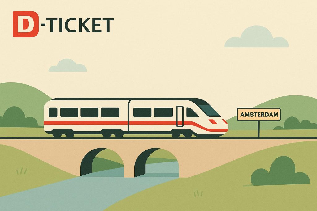 Kann man mit dem 58-Euro-Ticket nach Amsterdam fahren?