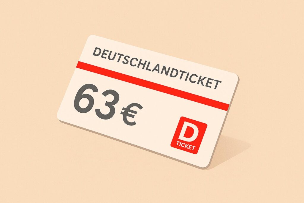 Deutschlandticket für 63 Euro: Alle Infos zur Preiserhöhung 2026