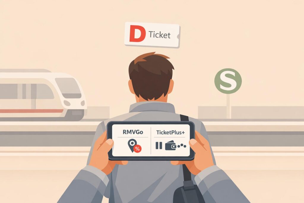 RMVGo gegen TicketPlus+: Der Anbieter-Vergleich für Pendler