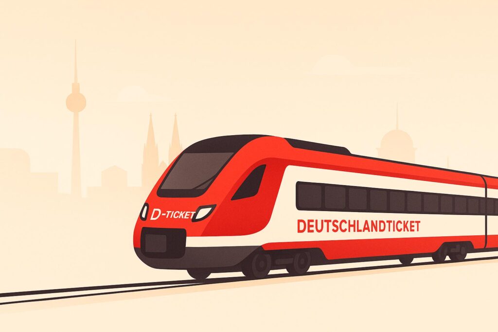 Vergiss die BahnCard: 7 überzeugende Vorteile des Deutschlandtickets im Vergleich.