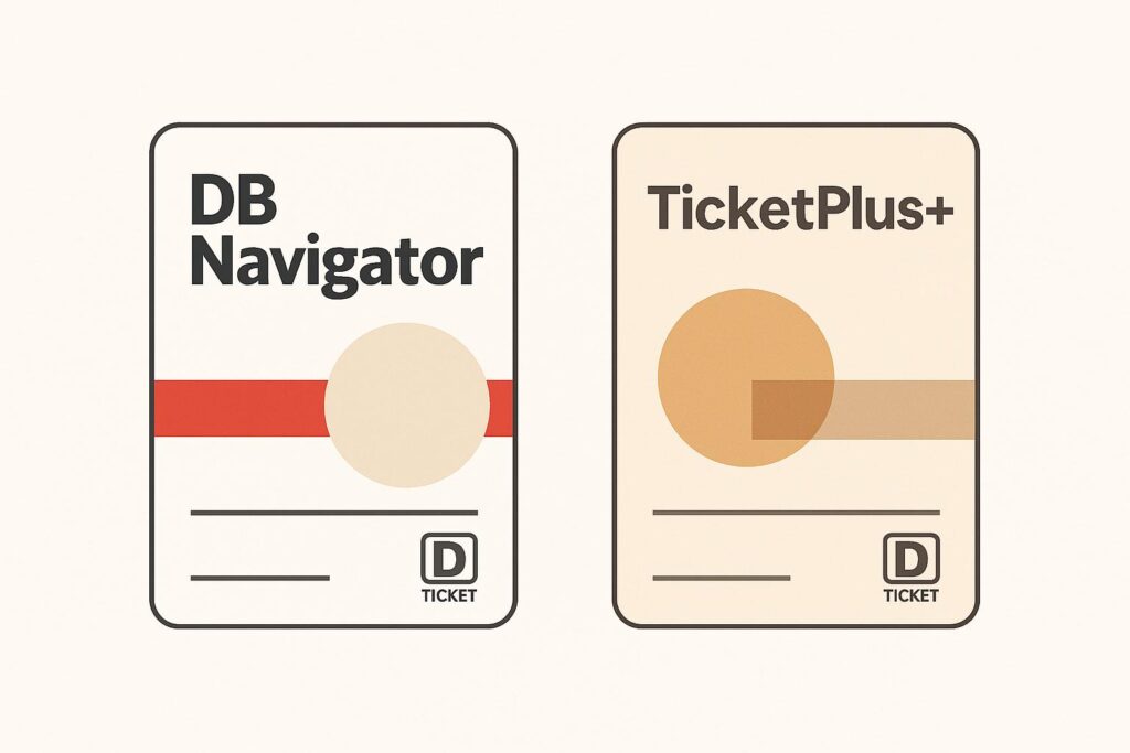 Deutsche Bahn (DB Navigator) vs. TicketPlus+: Welches Deutschlandticket-Abo ist besser?