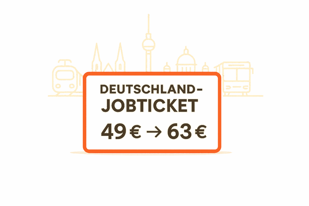 Von 49 auf 63 Euro: Die direkten Auswirkungen auf Ihr Jobticket ab 2026