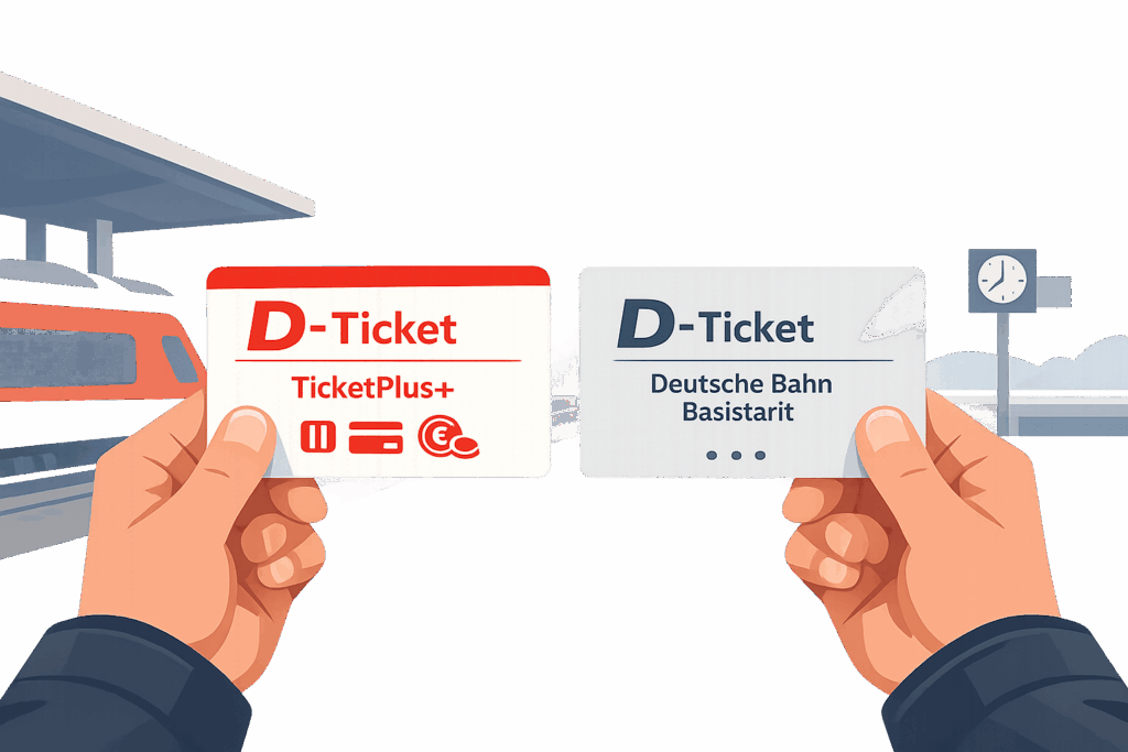 TicketPlus+ vs. Deutsche Bahn: Welches Deutschlandticket lohnt sich mehr?