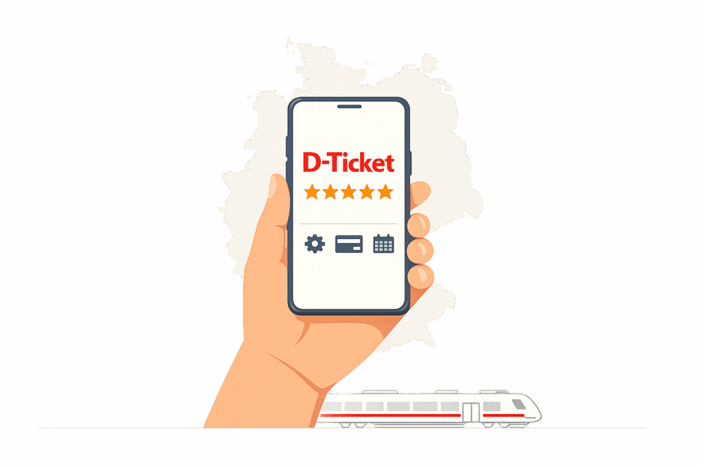 Wer ist die best bewerteste Deutschlandticket-App?