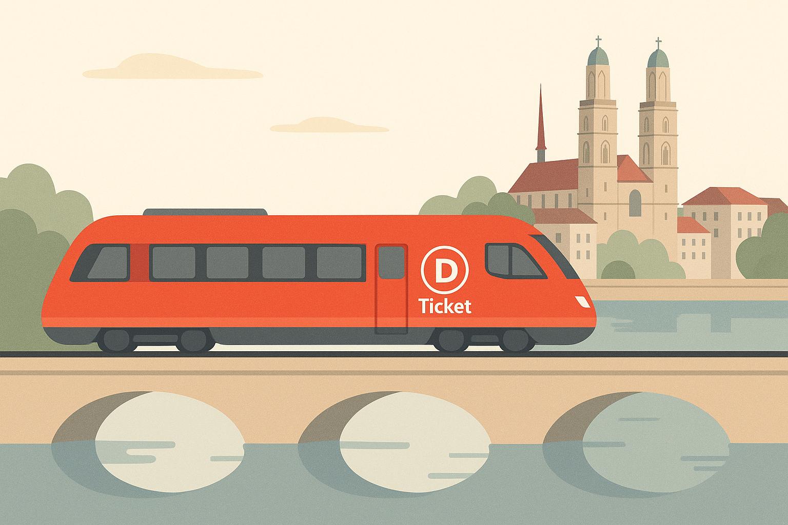 Kann ich mit dem Deutschland-Ticket nach Zürich fahren? - TicketPlus+