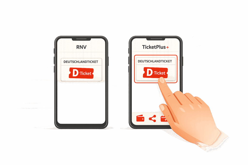 RNV (Rhein-Neckar) oder TicketPlus+? Die bessere App für dein Ticket