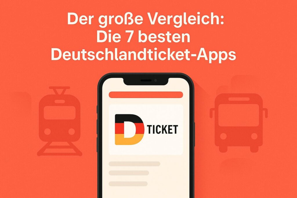 Der große Vergleich: Die 7 besten Deutschlandticket-Apps