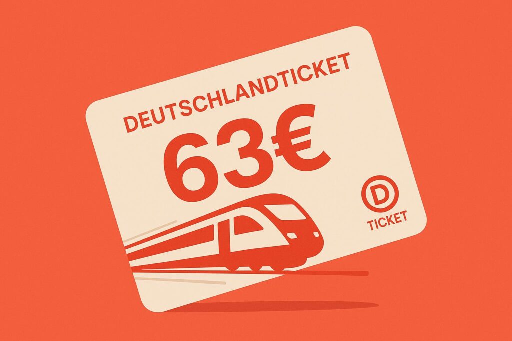 Zukunft des Deutschlandtickets: Ab 2026 für 63 Euro – und was danach kommt