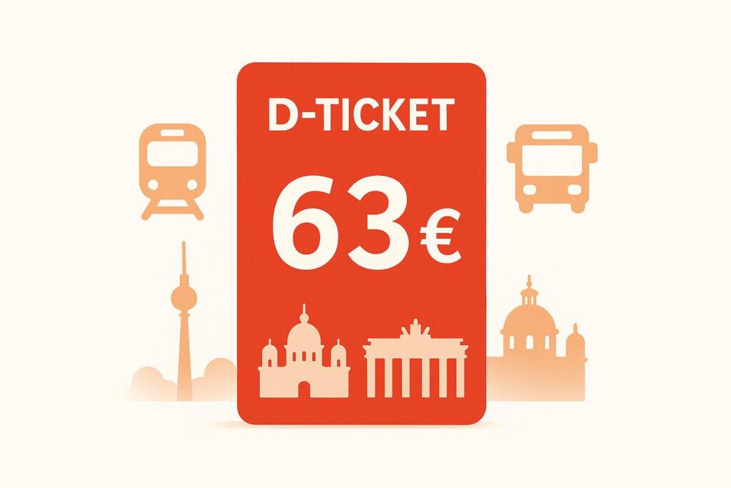 Deutschlandticket ab 2026 für 63 €: Was bedeutet das für Reisende und Pendler?