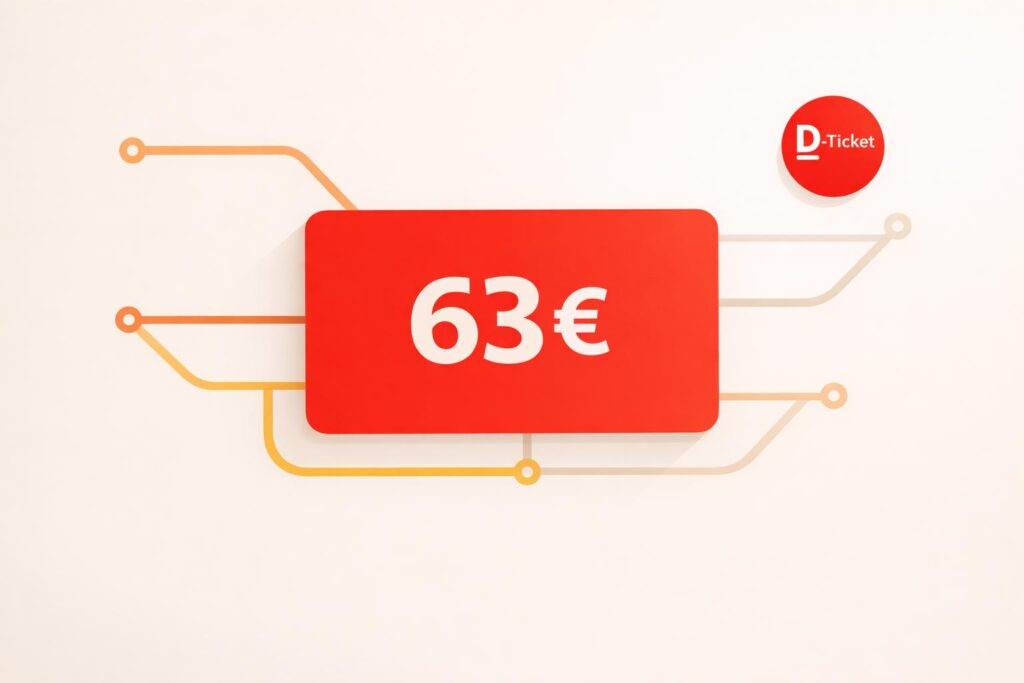 Deutschlandticket 2026: Alles, was du zur Preiserhöhung auf 63 Euro wissen musst