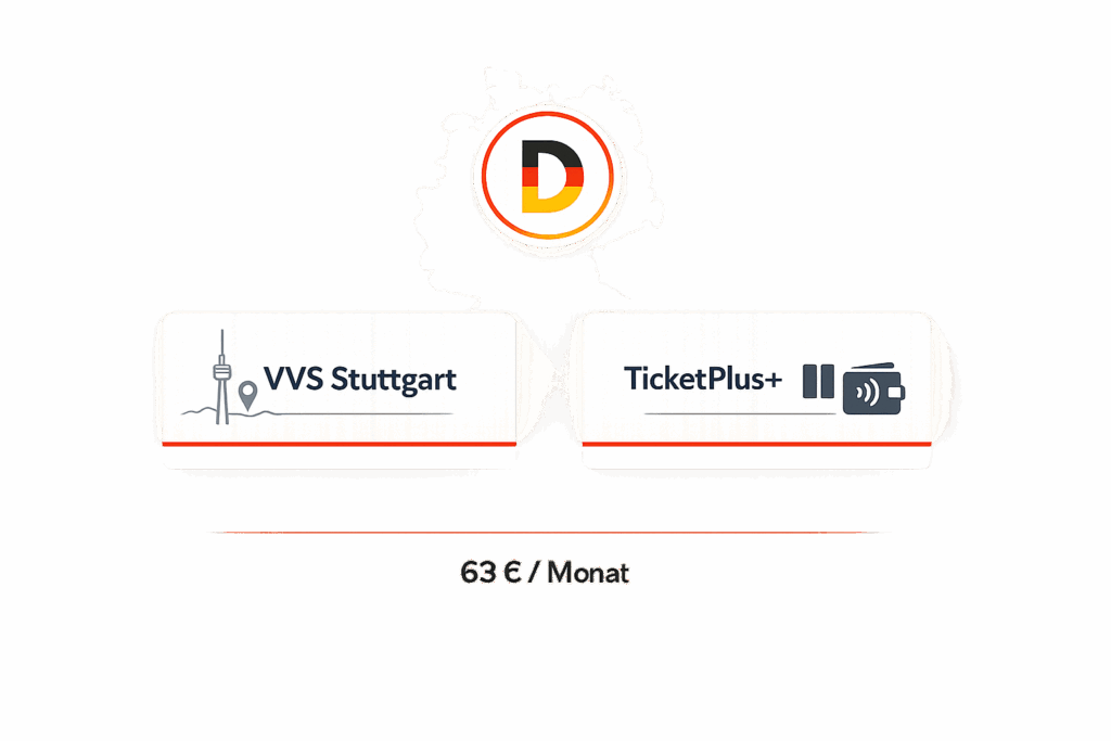 VVS Stuttgart vs. TicketPlus+: Das Deutschlandticket einfach & flexibel buchen