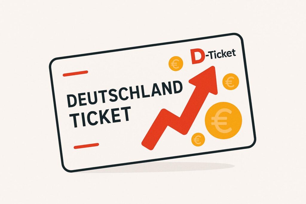 Deutschlandticket wird teurer: Steigt Ihr Jobticket jetzt auch auf über 60€?