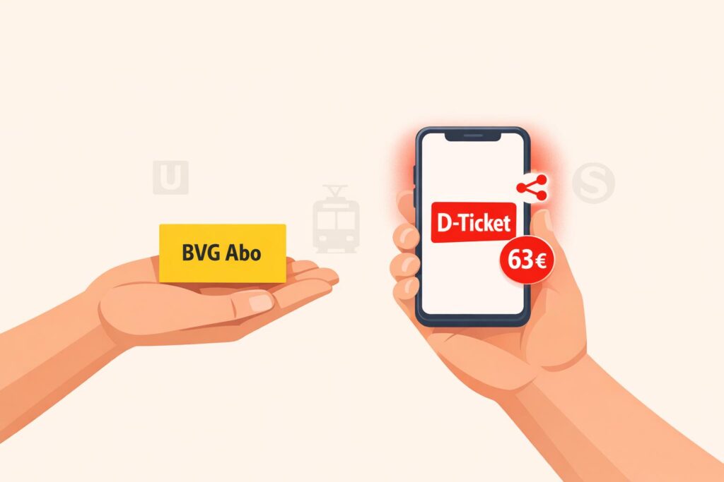 BVG Abo vs. TicketPlus+: Wer bietet mehr Service für die 63 Euro?