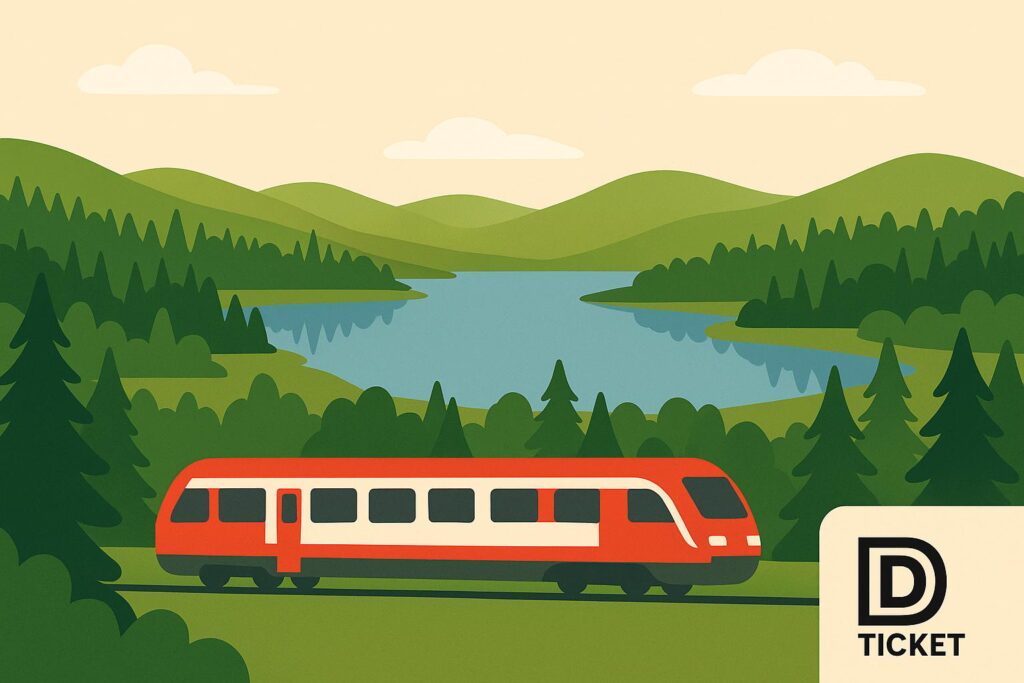 Die 5 schönsten Ausflugsziele, die du mit dem Deutschlandticket entdecken kannst.