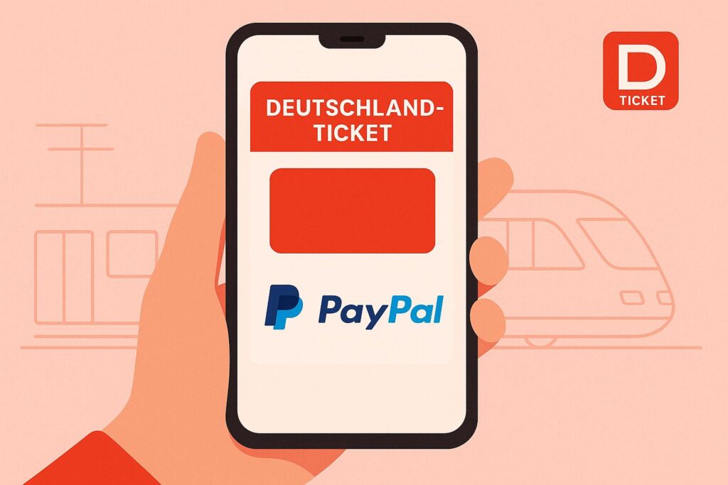 Keine Kreditkarte? So kaufst du das Deutschlandticket bequem per PayPal